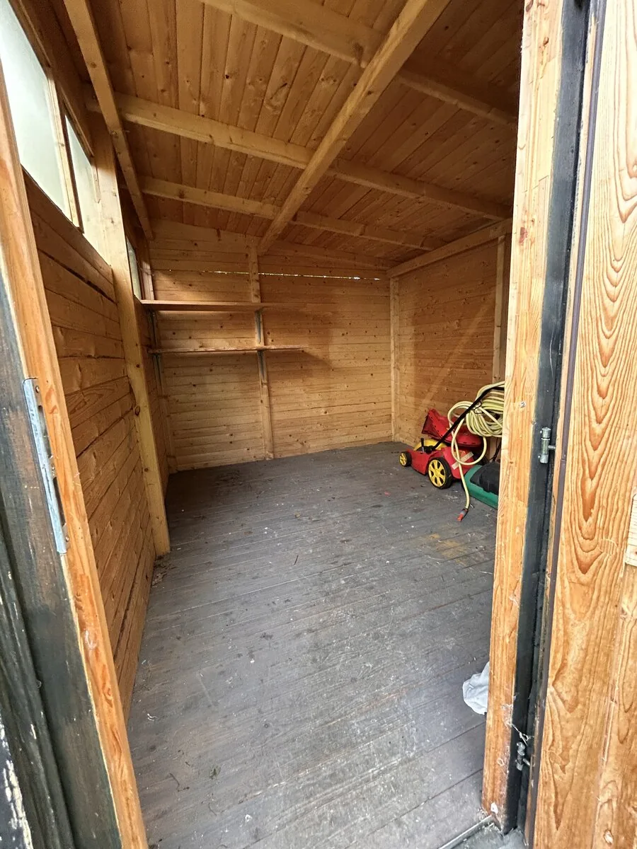 Gartenhaus Entrümpelung Nachher – besenrein übergeben