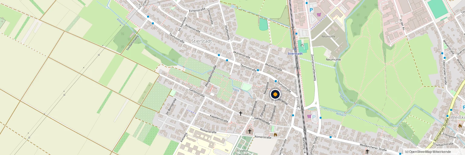 Standort von AR Entrümpelung: Untergasse 9, 61440 Oberursel (Taunus)
